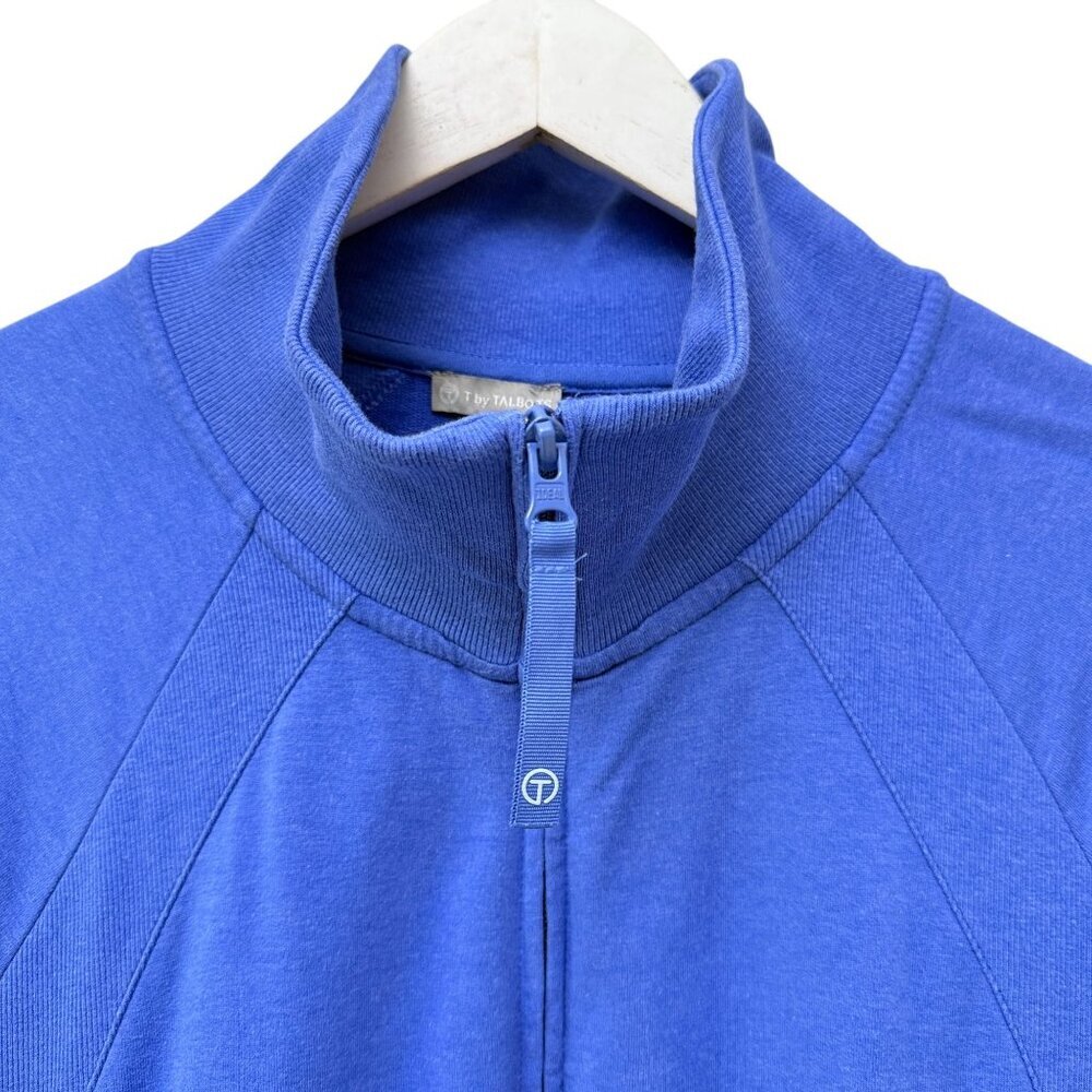 Talbots French Terry Jacket Womens Plus Size 2X Blue Full Zip Sweatshirt - Picture 6 of 11